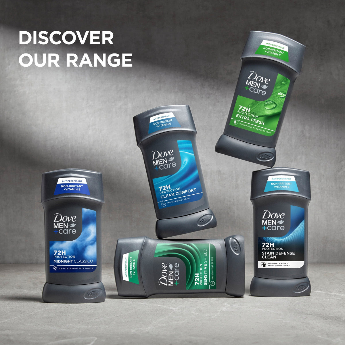 Dove Men+Care Extra Fresh Men's Antiperspirant Deodorant Stick With 72-hour sweat & odor protection Extra Fresh with 1/4 Moisturizing Cream