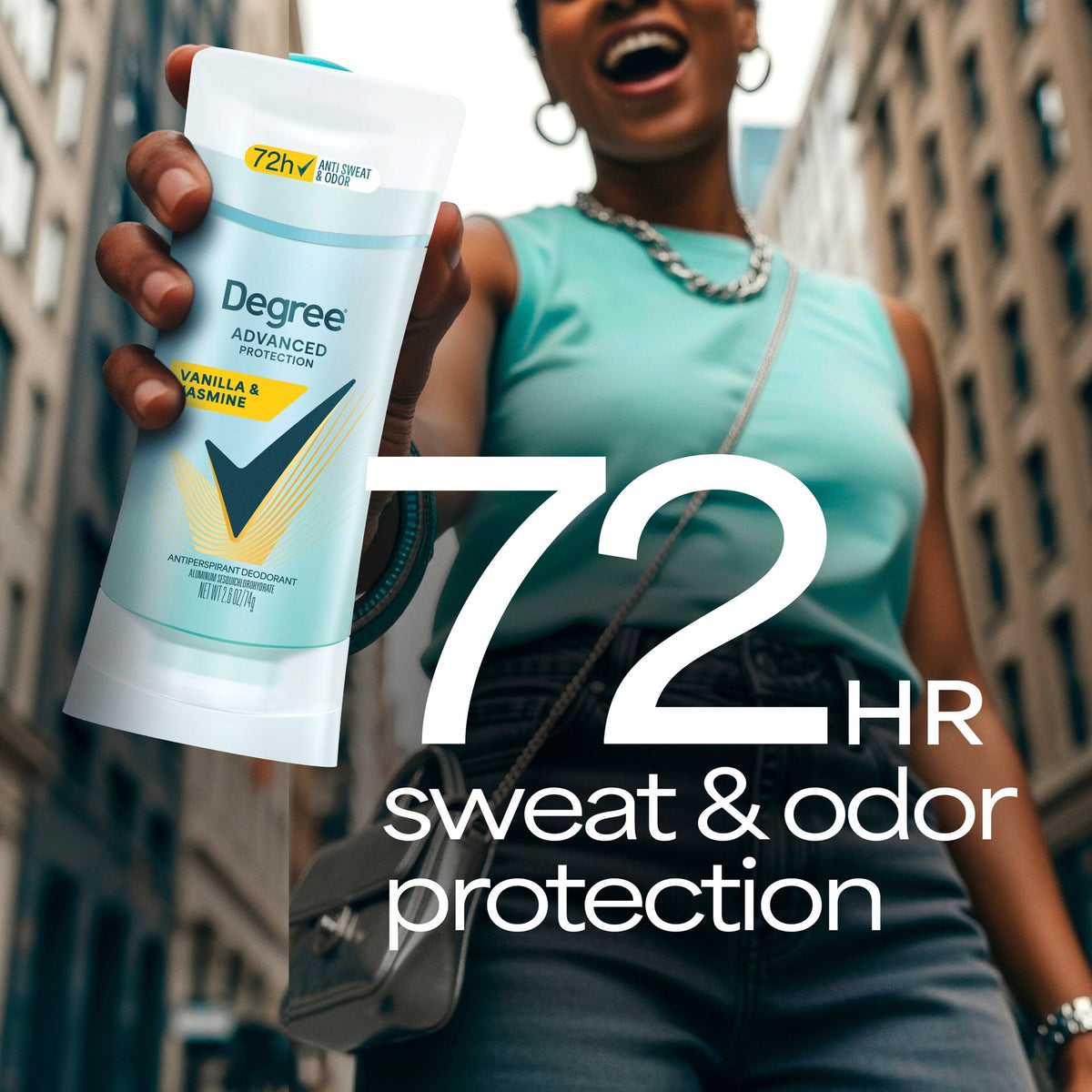 Dove Advanced Protection Antiperspirant Deodorant For 72-Hour Sweat & Odor Control For Women, Vanilla & Jasmine With Body Heat Activated Technology