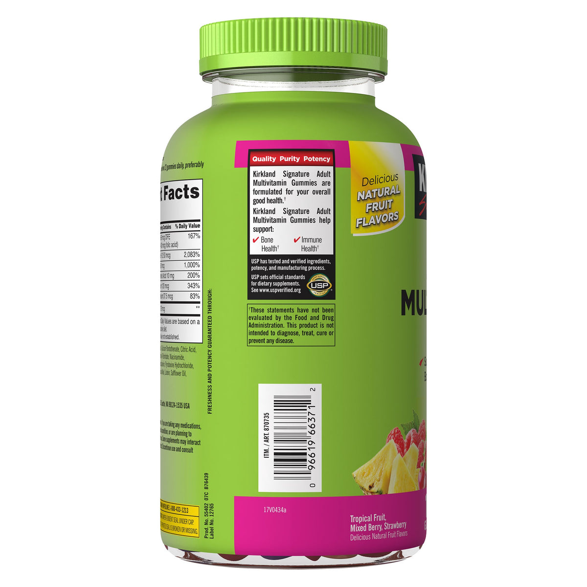 Kirkland Signature Adult Multivitamin Gummies, 320 ea