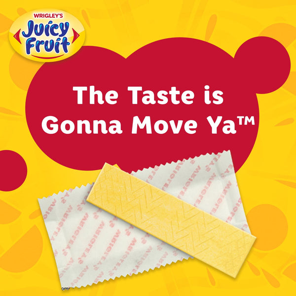 Juicy Fruit Chewing Gum, Value Pack - 15 Count (3 Pack - 45 Total Pieces)