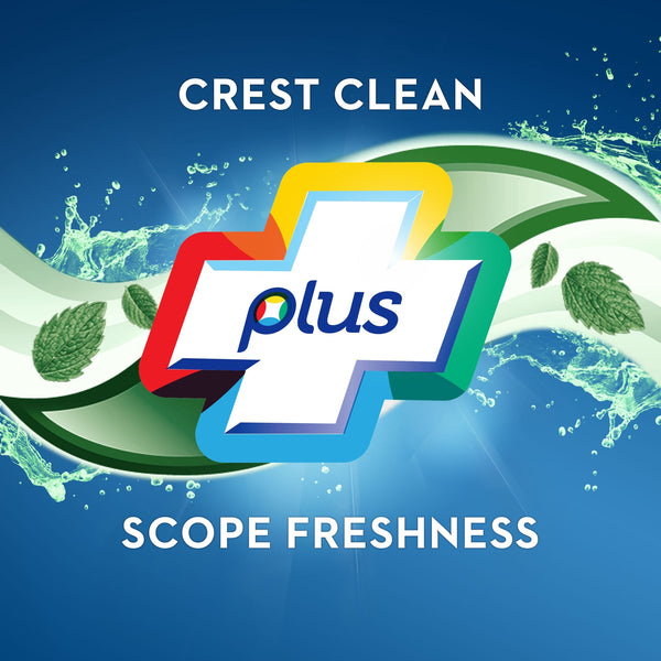 Crest Toothpaste, Complete Plus Scope Minty Fresh Liquid Gel Toothpaste 4.6 oz