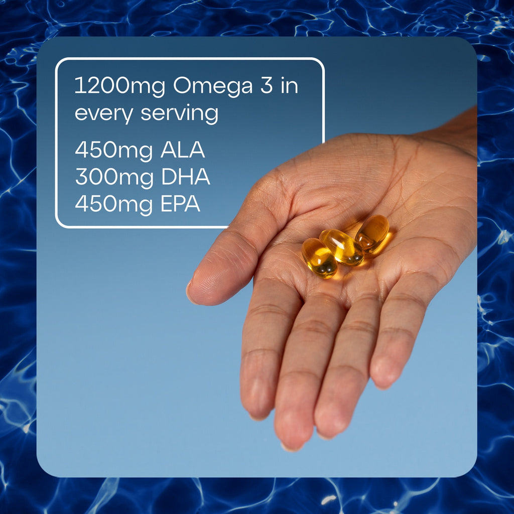 TheraTears 1200mg Omega 3 Supplement for Eye Nutrition, Daily Use, 90 Count