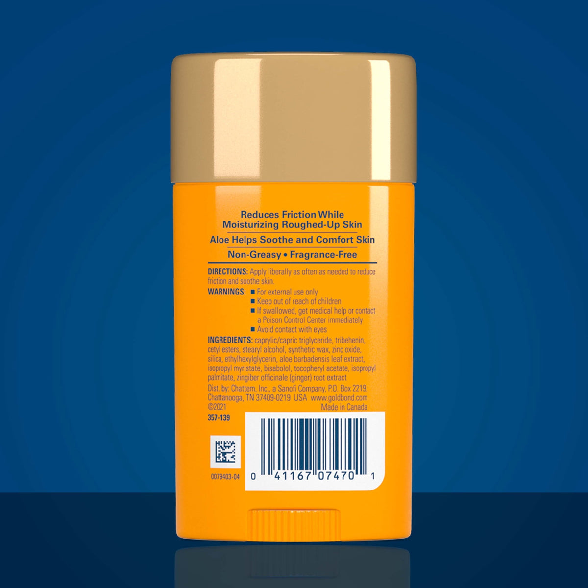Gold Bond Stick, Friction Defense Unscented, 1.75oz Stick