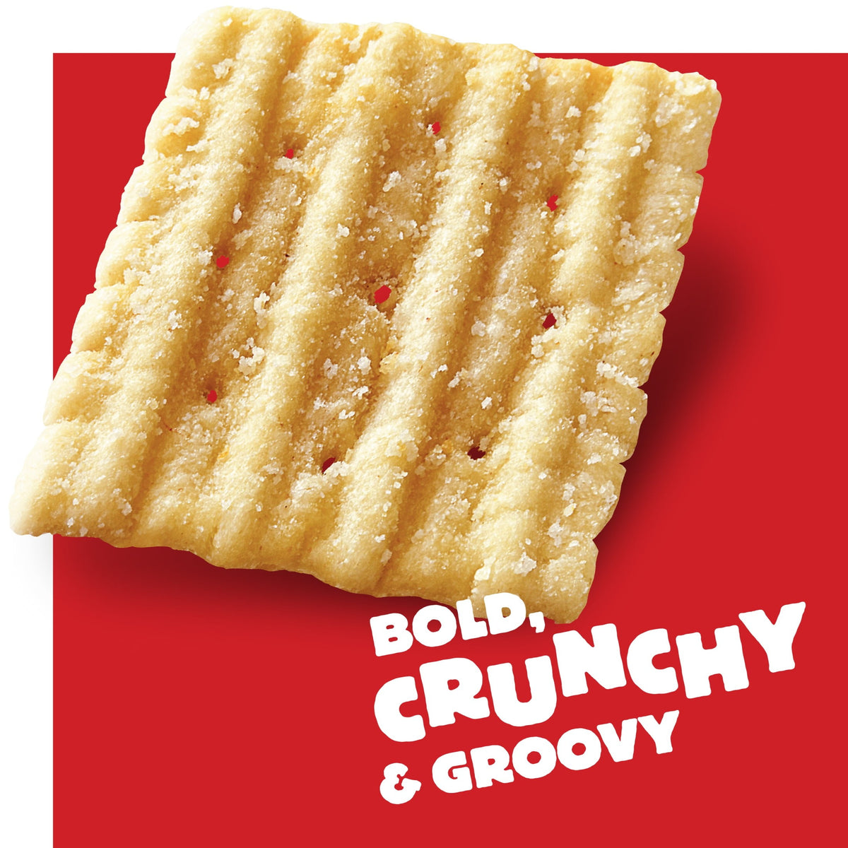 Cheez-It Grooves Sharp White Cheddar Crunchy Cheese Crackers, Snack Crackers, 17 oz