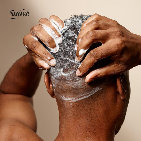 Suave Men Deep Cleansing 3-in-1 Shampoo, Conditioner & Body Wash with Charcoal, 28 FL OZ