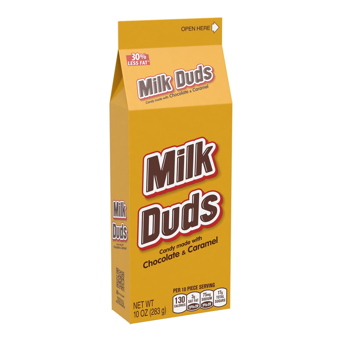 Milk Duds Chocolate and Caramel Candy, Carton 10 oz
