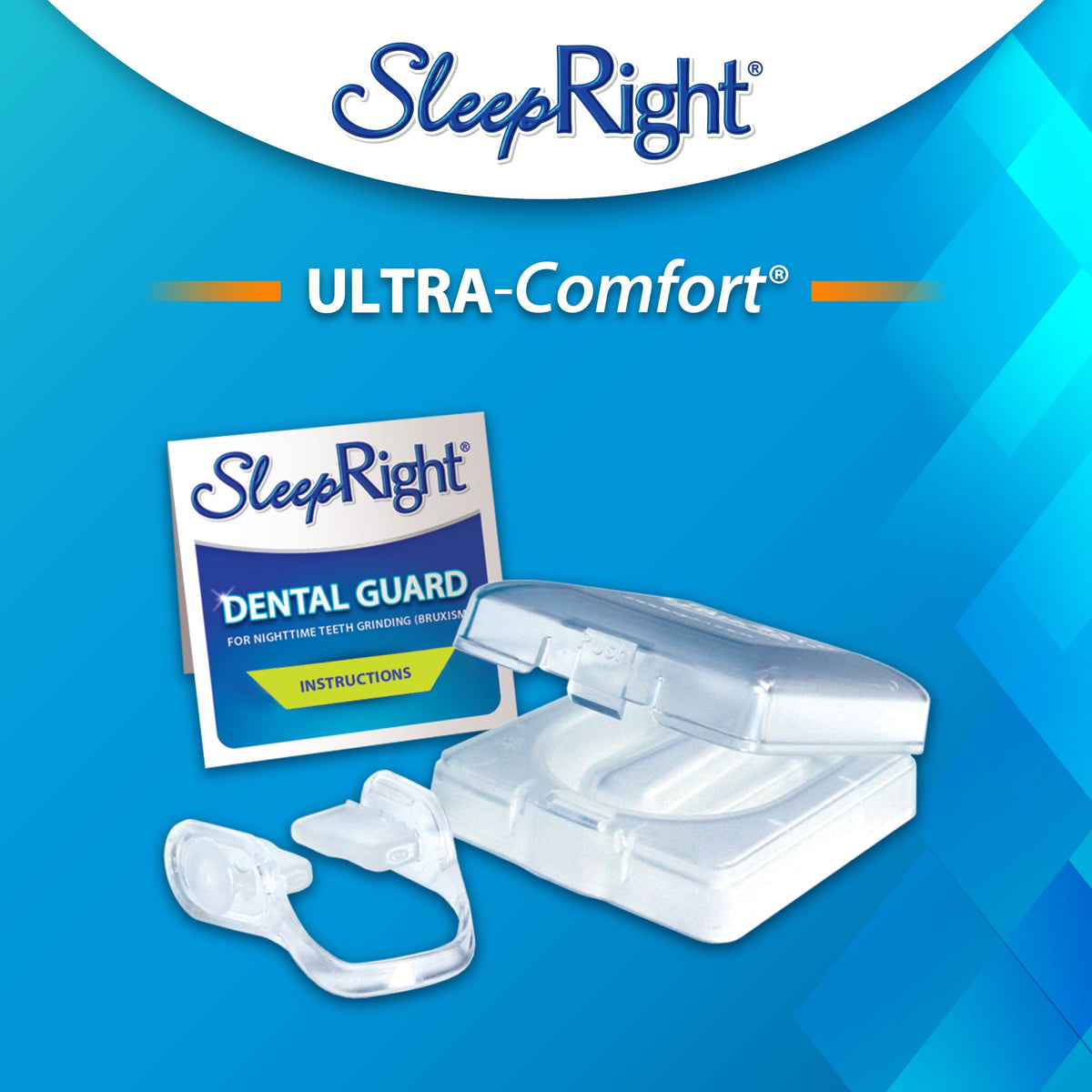 SleepRight Ultra-Comfort Dental Guard for Nighttime Teeth Grinding, 1 Each
