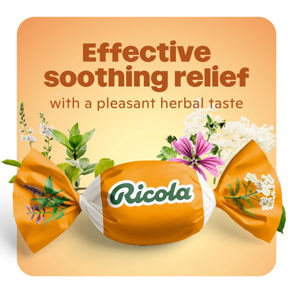 Ricola Honey Herb Cough Drops for Sore Throat and Cough Relief, Value Pack, 45 Count