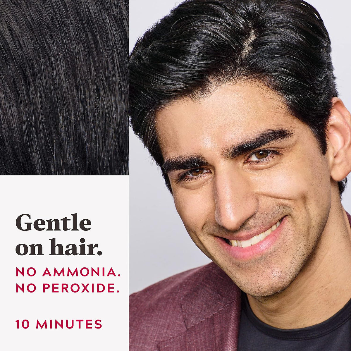 Just For Men Touch of Gray, Mens Hair Color Kit with Comb Applicator for Easy Application