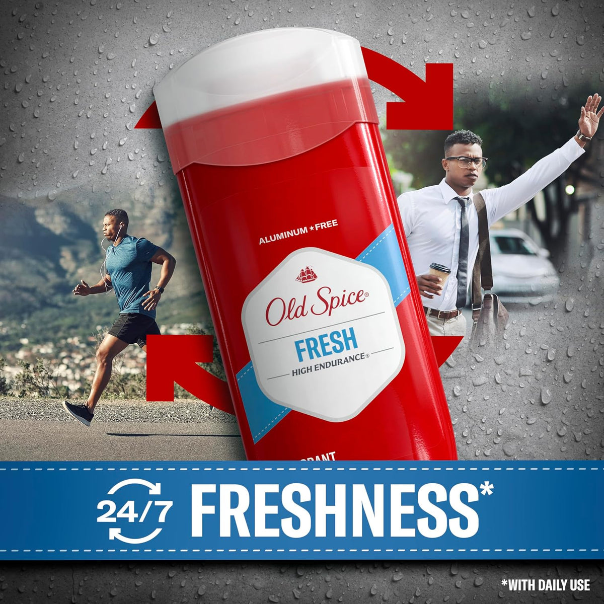 Old Spice Deodorant for Men, Aluminum Free, Fresh Scent, 3.0 oz