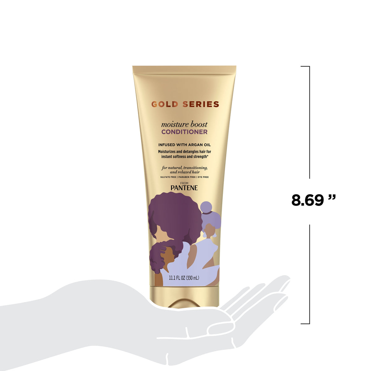 Pantene Pro-V Conditioner Moisture Boost, Gold Series, 11.1 fl oz
