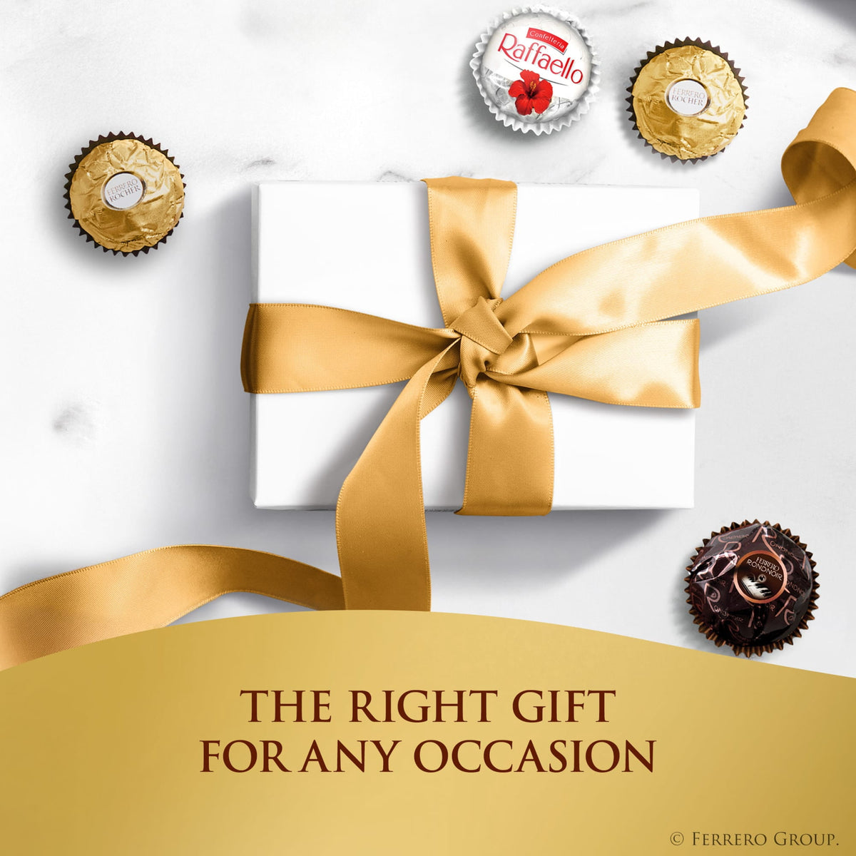 Ferrero Collection Gourmet Gift Box, 24 Assorted Treats with Dark Chocolate, Coconut, and Milk Chocolate, 9.1 oz
