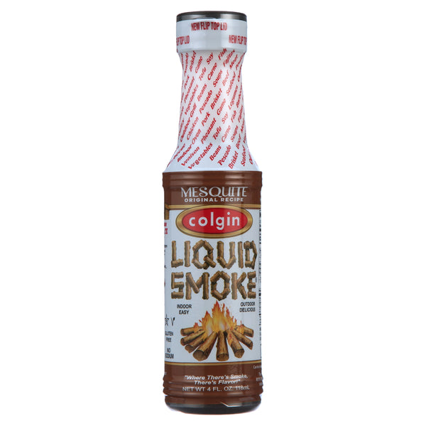 (3 pack) Colgin All-Natural Mesquite Liquid Smoke, 4 fl oz Bottle - Gluten-Free, Kosher, Vegan