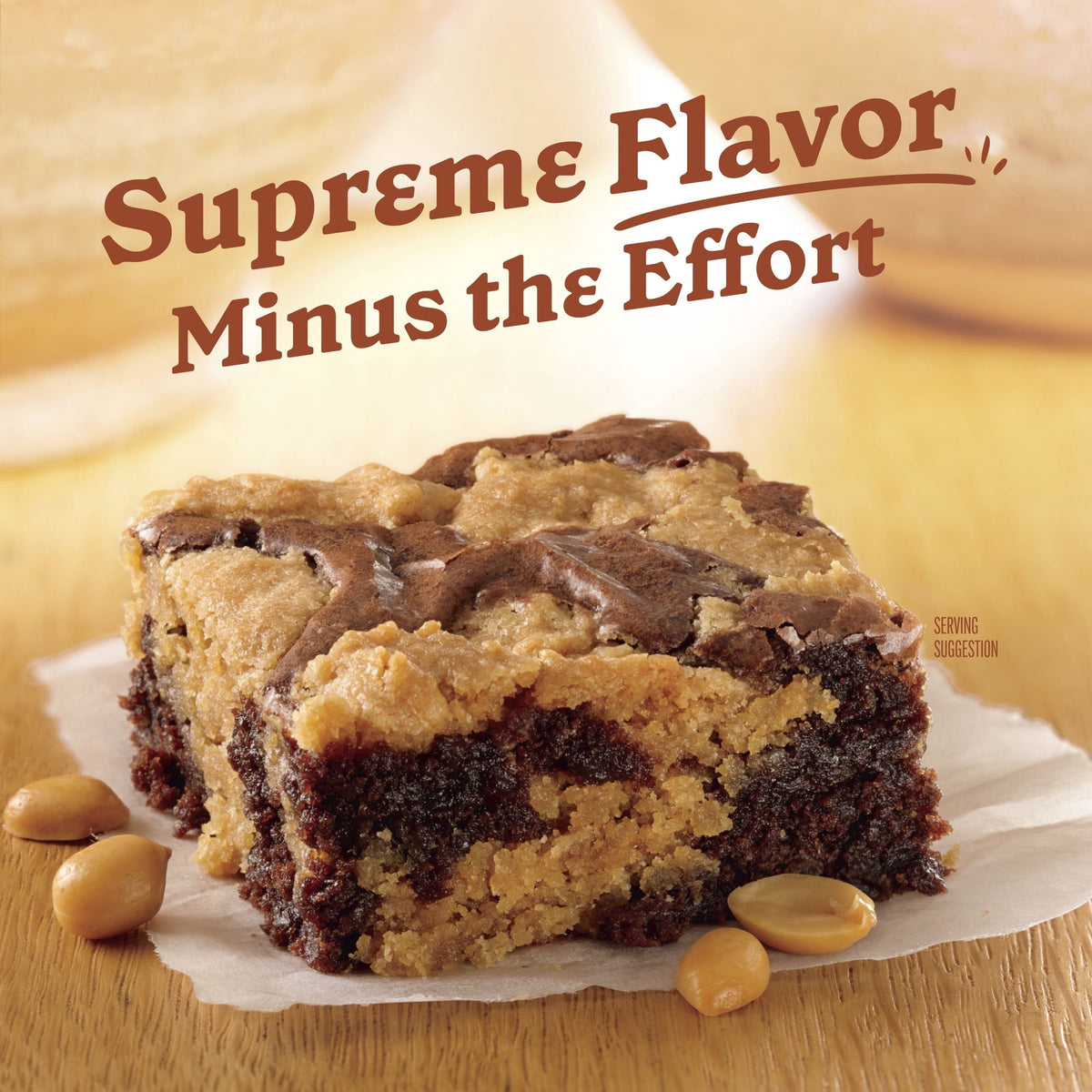 Betty Crocker Delights Peanut Butter Cookie Brownie Bar Mix, 17.2 oz.