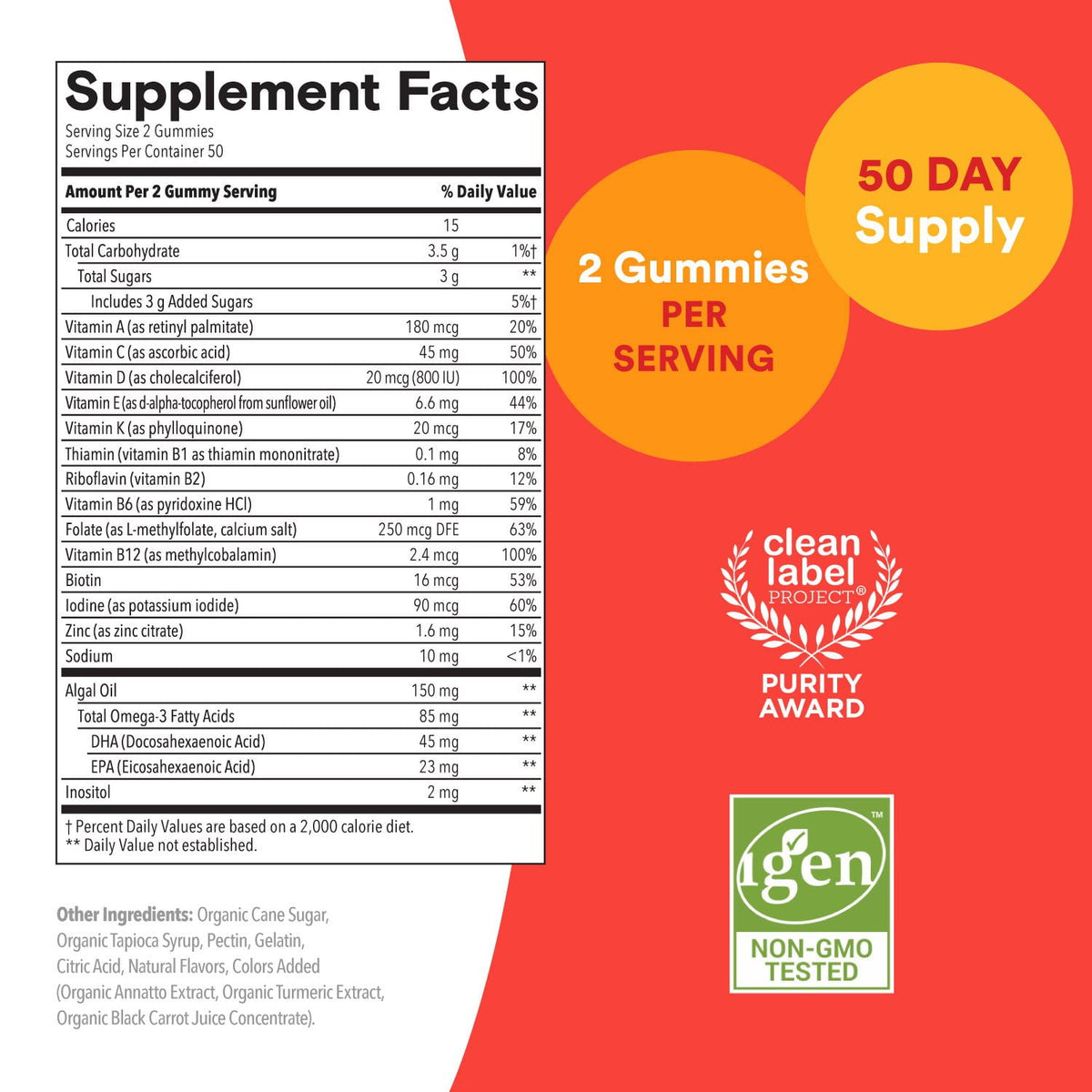 SmartyPants Kids Multivitamin and Omega Gummy, 100 ea