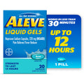 Aleve Liquid Gels Naproxen Sodium Pain Reliever, 20 Count
