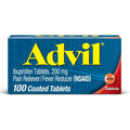 Advil Pain Reliever and Fever Reducer, Pain Relief Medicine with Ibuprofen 200mg for Headache, Backache, Menstrual Pain and Joint Pain Relief