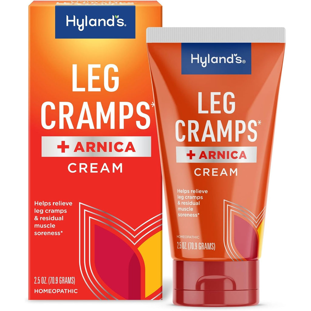 Hyland's Leg Cramps + Arnica, Natural Fast-Acting Pain Relief Cream, 2.5oz