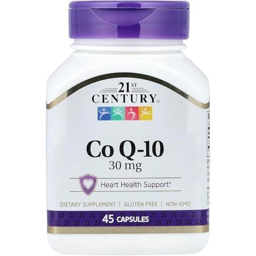 21st Century Co Q10 30 mg Capsules, 45 Count (21341)