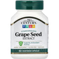 21st Century Grape Seed Extract Capsules, Antioxidant Support, 60 Count