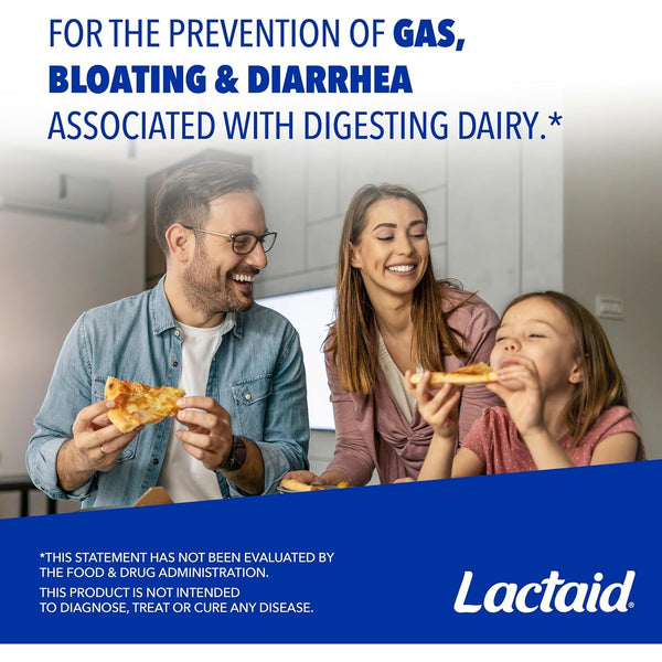 Lactaid Fast Act Lactose Intolerance Relief Chewables, Vanilla Twist, 60 Ct