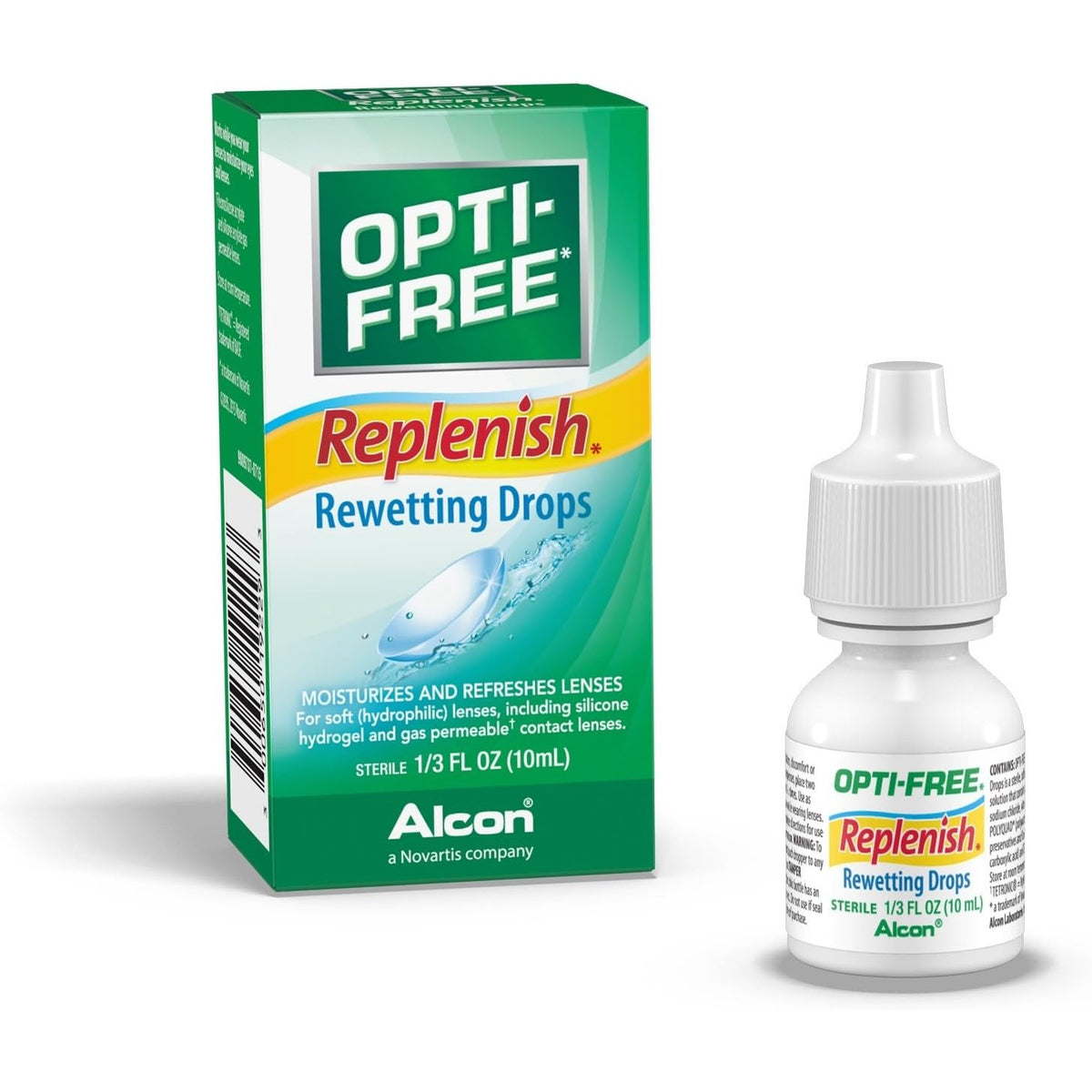 OPTI-FREE Puremoist Contact Rewetting Drops - 12 mL