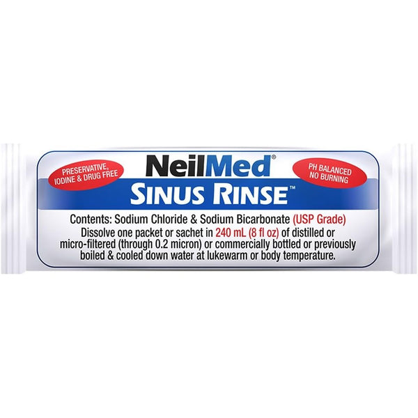 NeilMed NasaFlo Neti Pot with 60 Premixed Sinus Rinse Packets for Sinus & Nasal Irrigation
