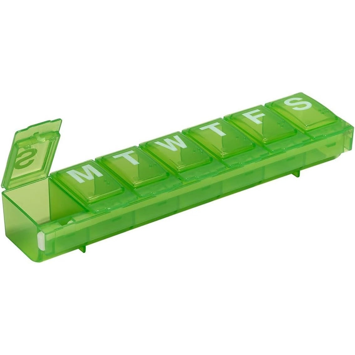Ezy Dose Weekly (7-Day) Pill Organizer, Large Medicine Case, Color May Vary