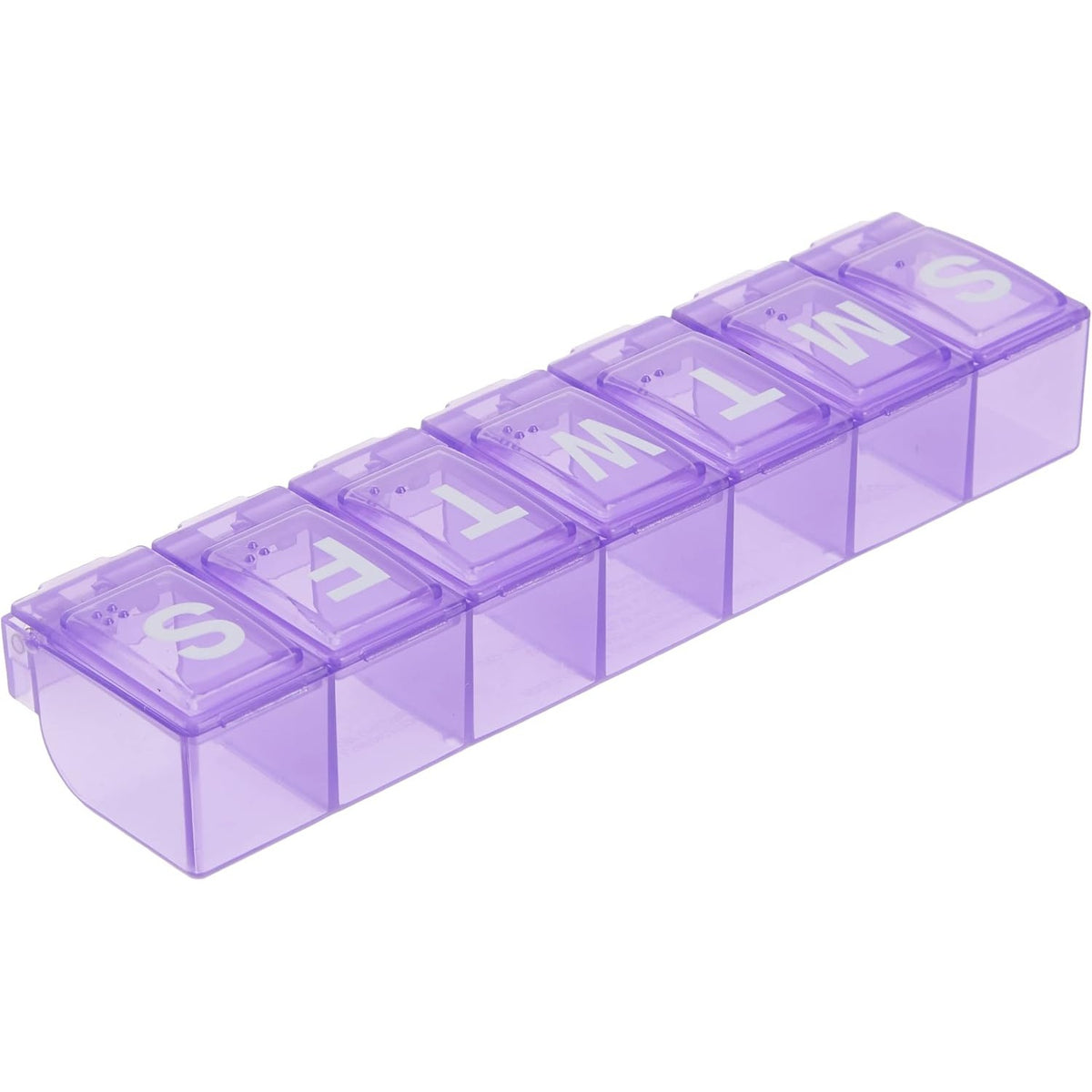 Ezy Dose Weekly (7-Day) Pill Organizer, Large Medicine Case, Color May Vary