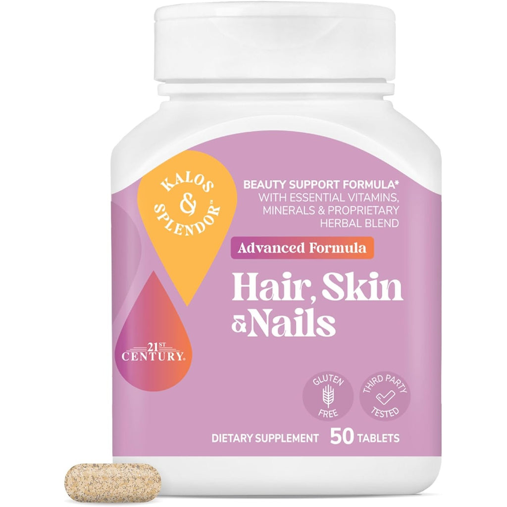 21st Century Hair, Skin & Nails Advanced Formula Tablets, 50 Count