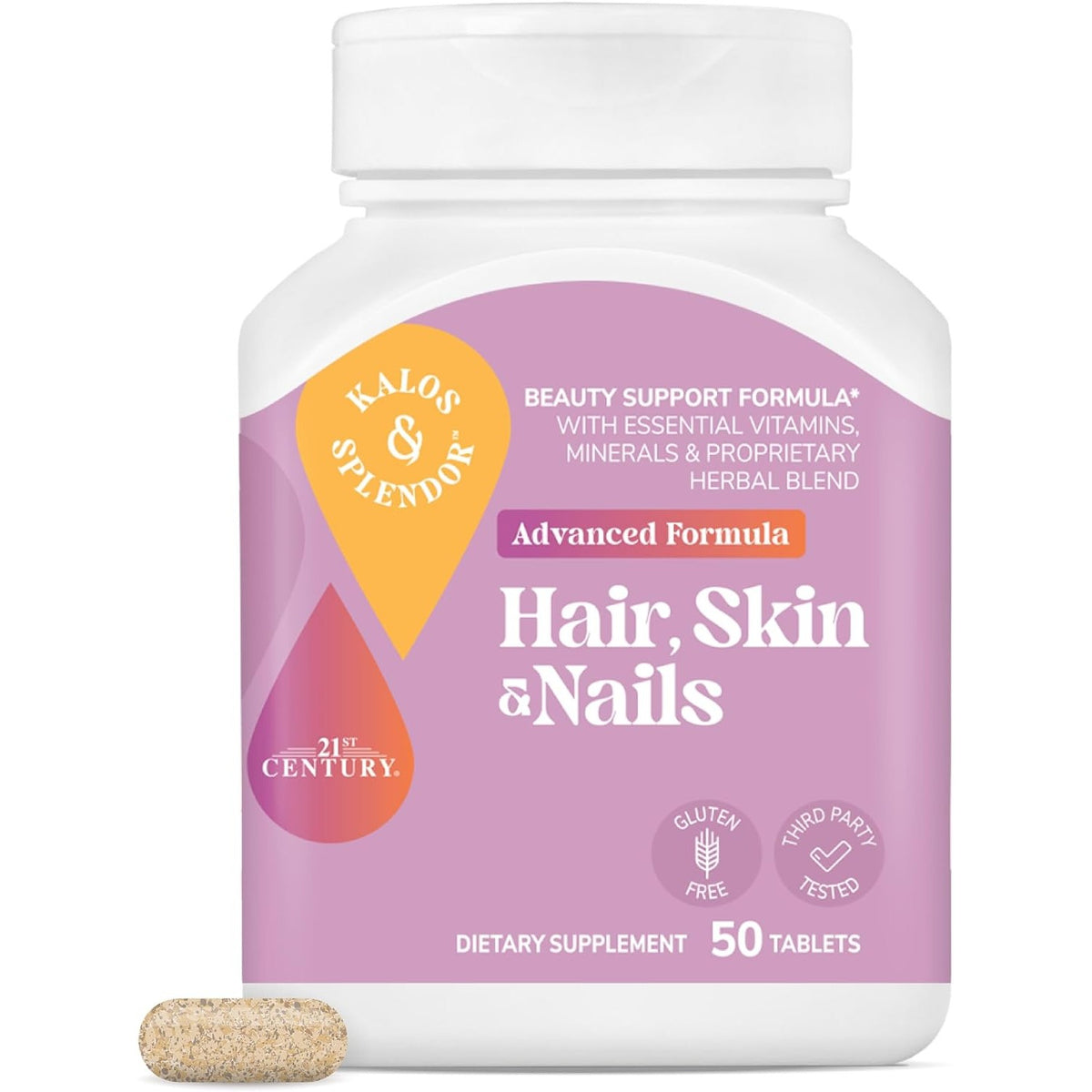 21st Century Hair, Skin & Nails Advanced Formula Tablets, 50 Count
