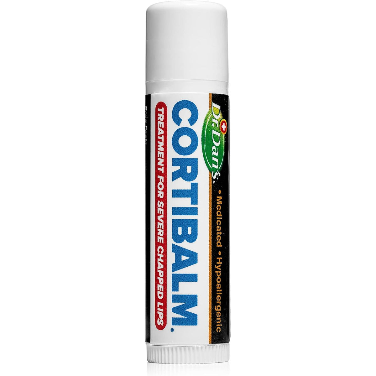 Dr. Dan's Cortibalm 1-Pack Lip Balm with 1% Hydrocortisone for Cracked Lips