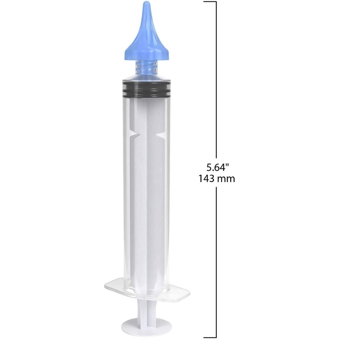 Ezy Dose Ear Wax Removal Syringe Tri-Stream Tip, 20mL Capacity, Clear