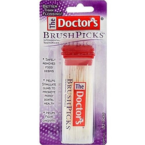 The Doctor's BrushPicks Interdental Toothpicks, 120 BrushPicks