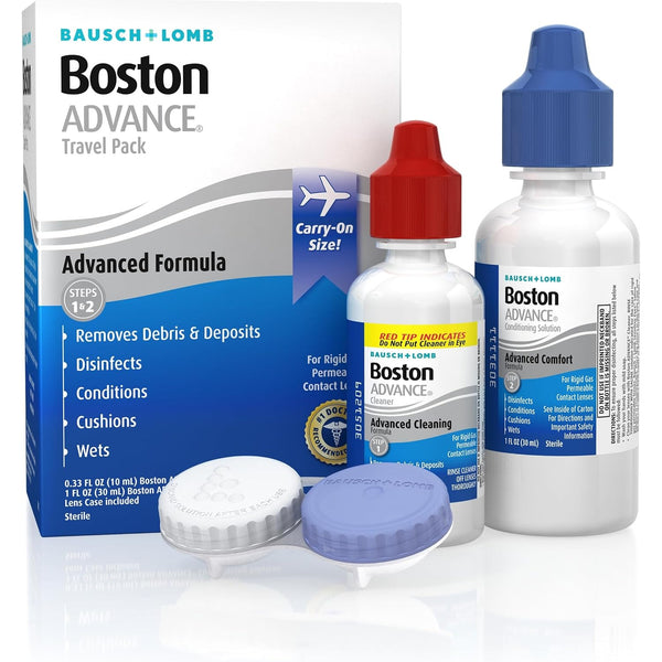 Boston ADVANCE RGP Contact Lens Solution & Conditioner Travel Kit 1.33 Oz