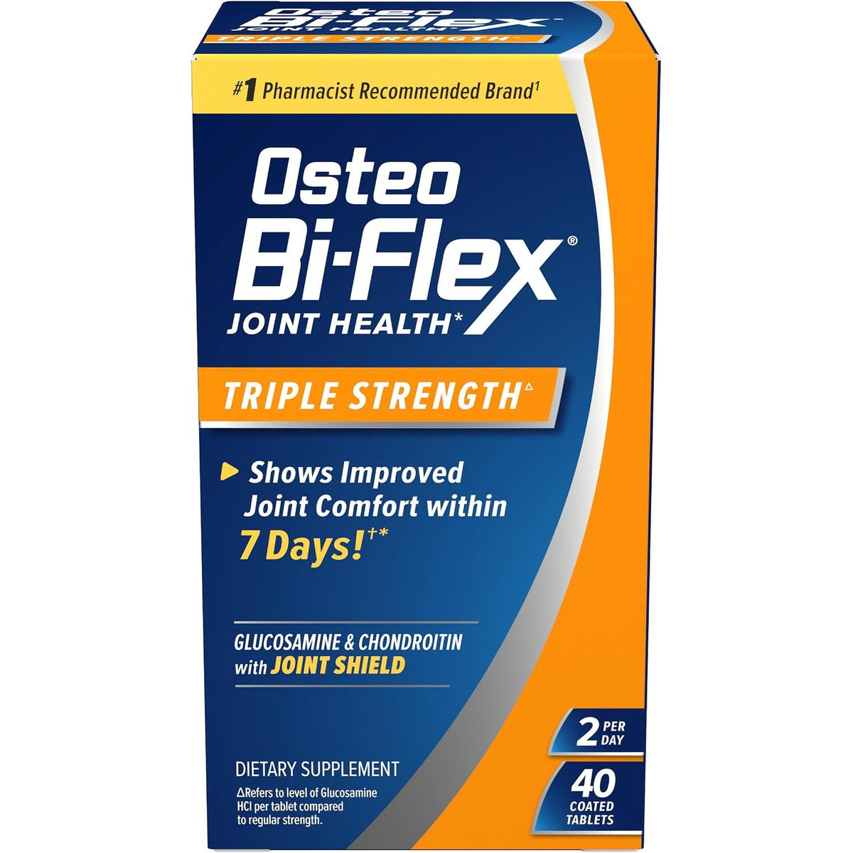 Osteo Bi-Flex Triple Strength Glucosamine Chondroitin Supplement, 40 Ct