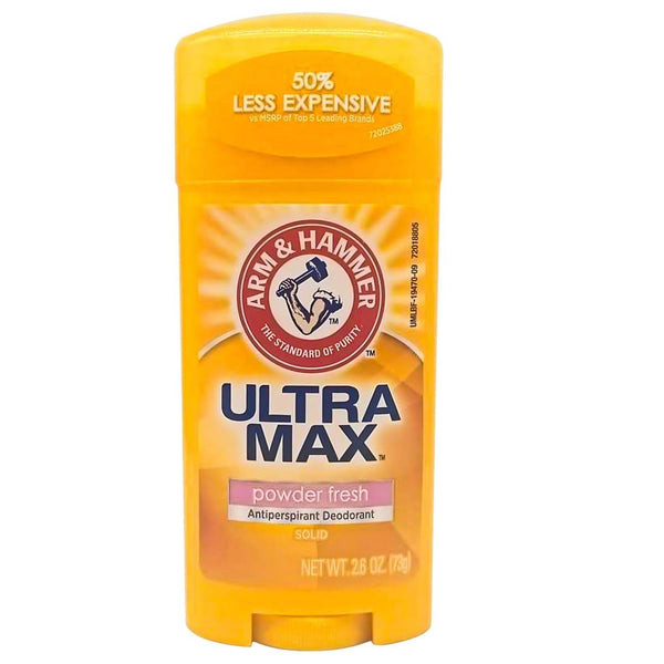Arm & Hammer Ultramax Invisible Solid Powder Fresh Antiperspirant & Deodorant-2.6 oz