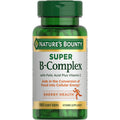 Nature's Bounty Super B Complex Vitamins with Vitamin C & Folic Acid