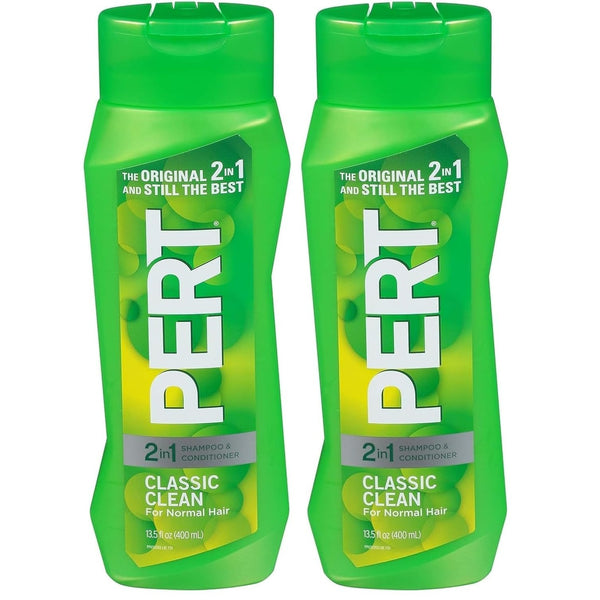Pert Plus 2 In 1 Shampoo & Conditioner Happy Medium (for Normal Hair), 13.5 oz
