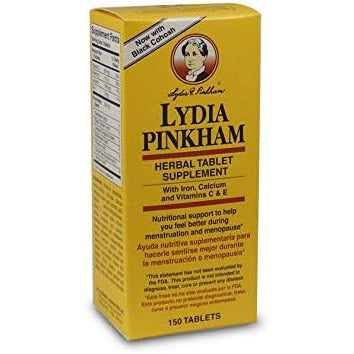 Lydia Pinkham Tablets for Menstruation and Menopause Support, 150 Count