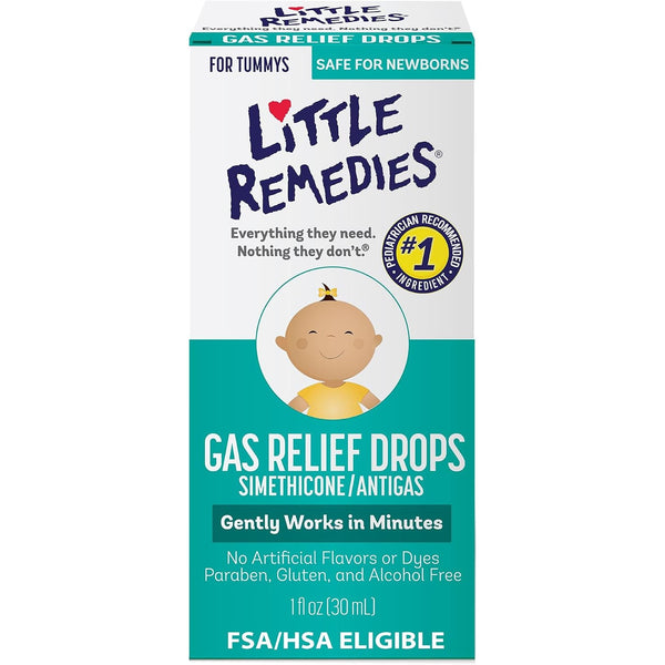 Little Remedies Newborn Gas Relief Drops, Natural Berry, 1 Fl Oz