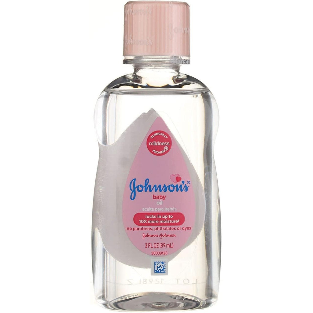 Johnson's Baby Oil, Hypoallergenic, 3 fl oz