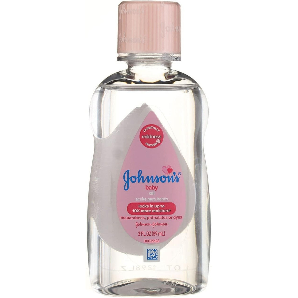 Johnson's Baby Oil, Hypoallergenic, 3 fl oz