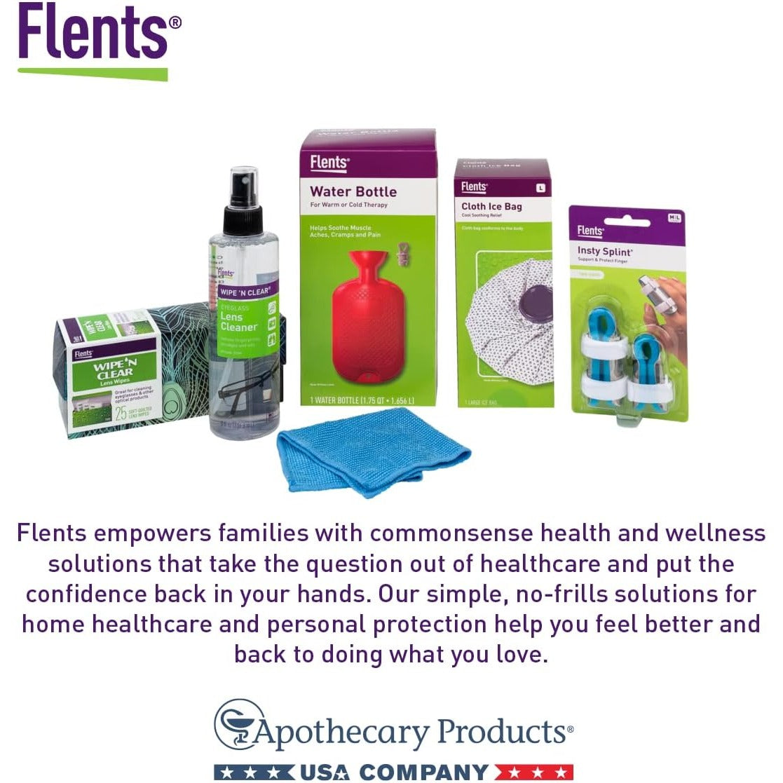 Flents Wipe 'N Clear Eyeglass Lens Cleaner Spray, 8 fl oz (236 mL)