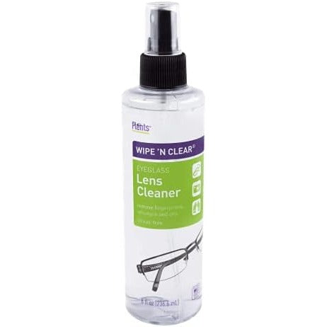 Flents Wipe 'N Clear Eyeglass Lens Cleaner Spray, 8 fl oz (236 mL)