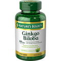 Nature's Bounty Ginkgo Biloba, Herbal Supplement, 60 Mg, 200 Capsules