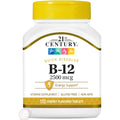 21st Century B-12 2500mcg Sublingual Tablets, High Potency, 110 Count