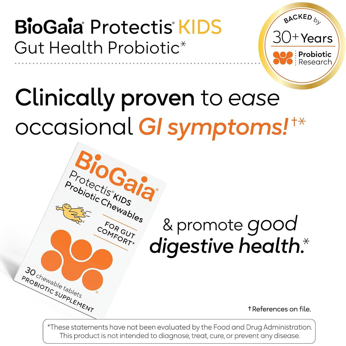 BioGaia Kids Probiotic | Ease Occasional Tummy Discomfort & Constipation