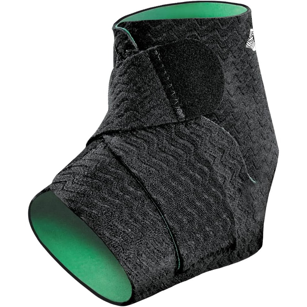Mueller Sports Medicine Green Adjustable Ankle Support Brace, Ankle Pain Relief Support for Men and Women, Ideal for Sprains, Strains, Arthritis
