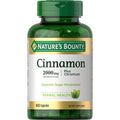 Nature's Bounty Cinnamon 2000mg Plus Chromium, 60 Capsules